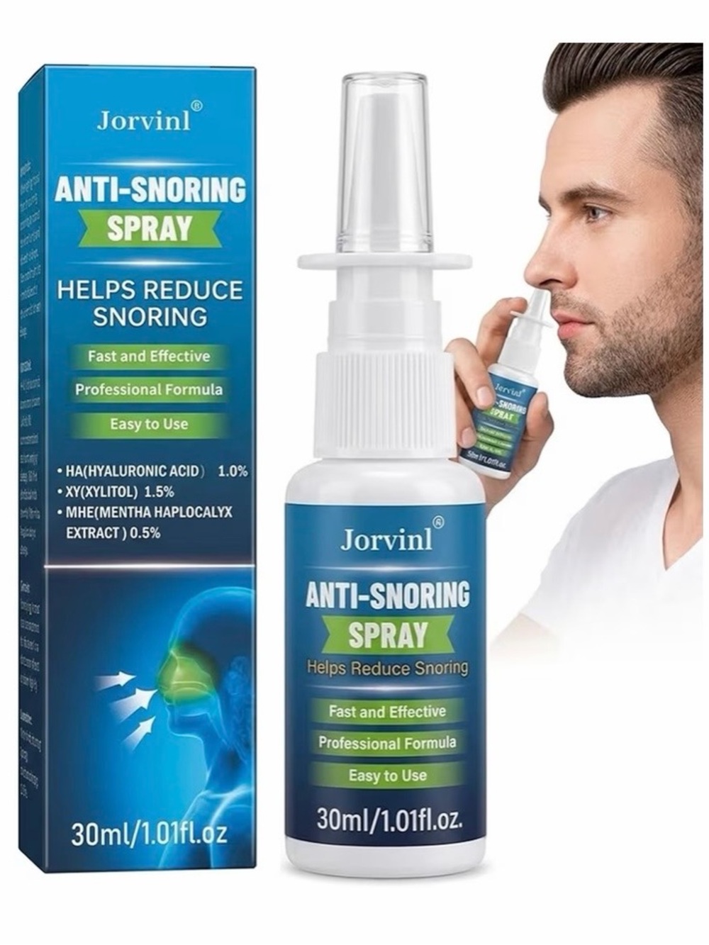 Jorvinl Anti-Snoring Spray 30ml – Helps Reduce Snoring